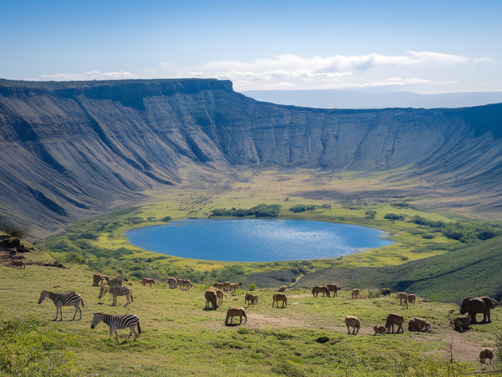 Crater du Ngorongoro : observer la faune dans un amphithéâtre naturel unique